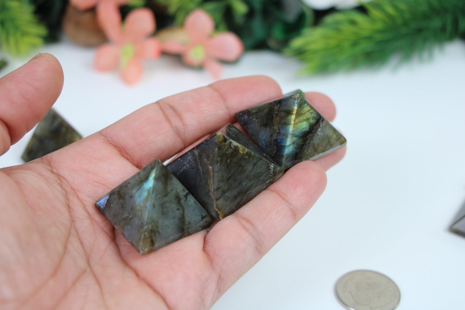 Hematite Crystal Pyramid