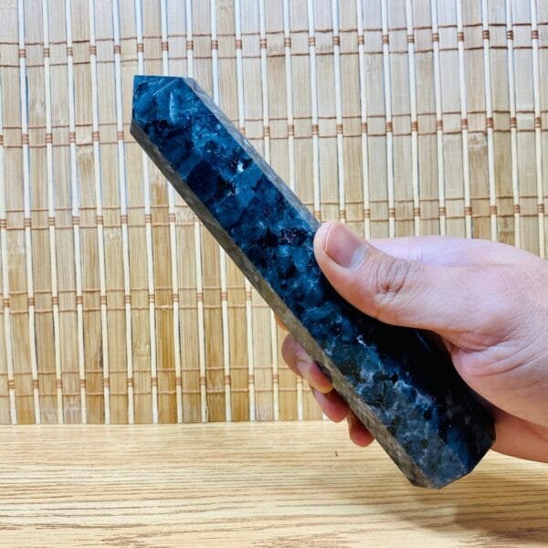 Larvikite Crystal Tower Flashy Large Healing Stick.